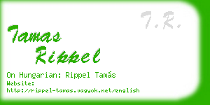 tamas rippel business card